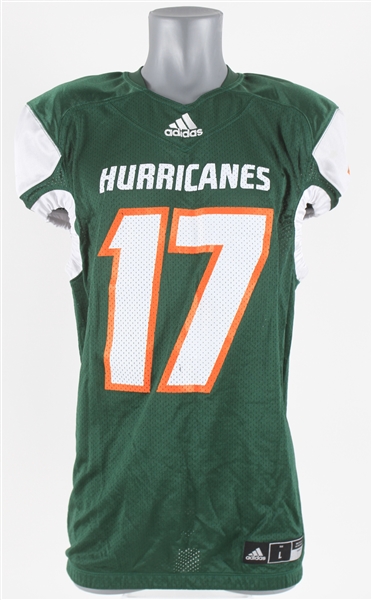 2016 Miami Hurricanes Jackson #17 Football Jersey