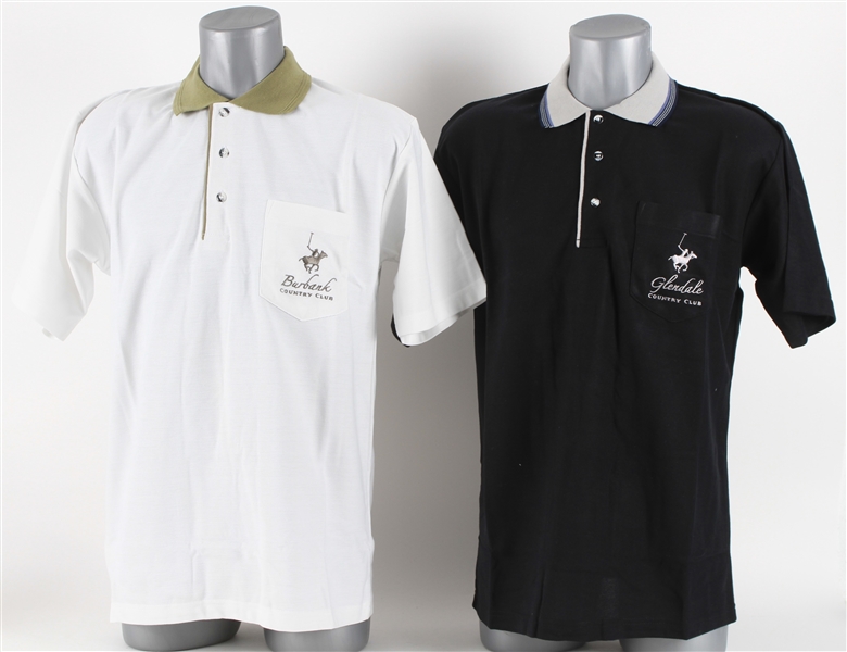 2000s Burbank & Glendale Country Clubs Kanar Bros Polo Shirts - Lot of 2