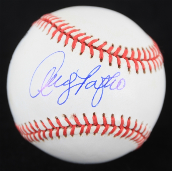 1991-93 Andy Pafko Milwaukee Braves Signed ONL White Baseball (JSA)
