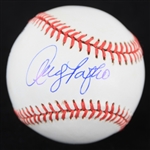 1991-93 Andy Pafko Milwaukee Braves Signed ONL White Baseball (JSA)