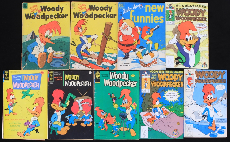 1950s-90s Woody Woodpecker Comic Book Collection - Lot of 16