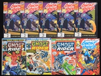 1970s-90s Ghost Riders Marvel Comic Books - Lot of 9