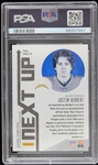 2020 Justin Herbert Los Angeles Chargers Panini Playbook Trading Card #3 Graded NM-MT 8 (PSA Slabbed)