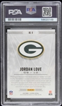 2020 Jordan Love Green Bay Packers Panini Illusions Trading Card #8 Graded GEM MT-10 (PSA Slabbed)
