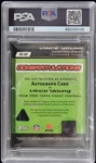 2006 Vince Young Tennesse Titans Topps Finest Autographed Yellow Printing Plate 1/1 Graded NM-7 Autograph 10 (PSA Slabbed)