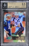 2002 Tom Brady New England Patroits E-Topps Trading Card Graded Gem Mint 9.5 (Beckett Slabbed)