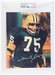 1956-1970 Forrest Gregg (d.2019) Green Bay Packers Autographed 8x10 Color Photo (PSA Slabbed)