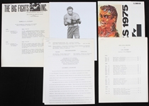 1975 Muhammad Ali vs Joe Frazier Thrilla in Manilla Press Folder
