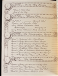 1980's Larry Holmes Four Corners Lounge Menu