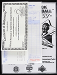 1993 Reggie Jackson New York Yankees Signed OAL Brown Baseball (JSA)