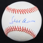 1993 Hank Aaron Milwaukee Braves Signed ONL White Baseball (JSA)
