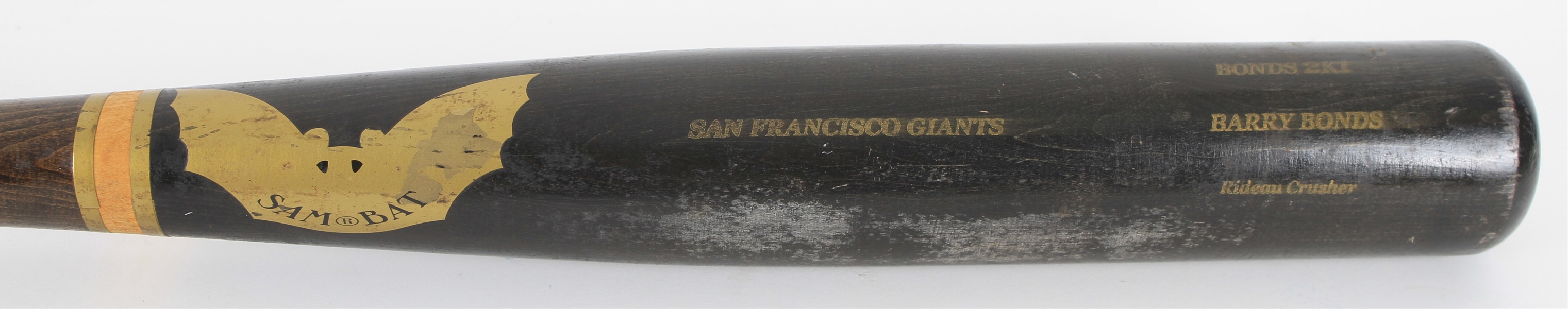 2001 Barry Bonds San Francisco Giants SamBat Professional Model Game Used Bat (MEARS A9) 73 HR Season