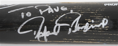 1989-93 Rafael Palmeiro Texas Rangers Signed Cooper Professional Model Game Used Bat (MEARS LOA/JSA)