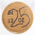 1989-93 Rafael Palmeiro Texas Rangers Signed Cooper Professional Model Game Used Bat (MEARS LOA/JSA)
