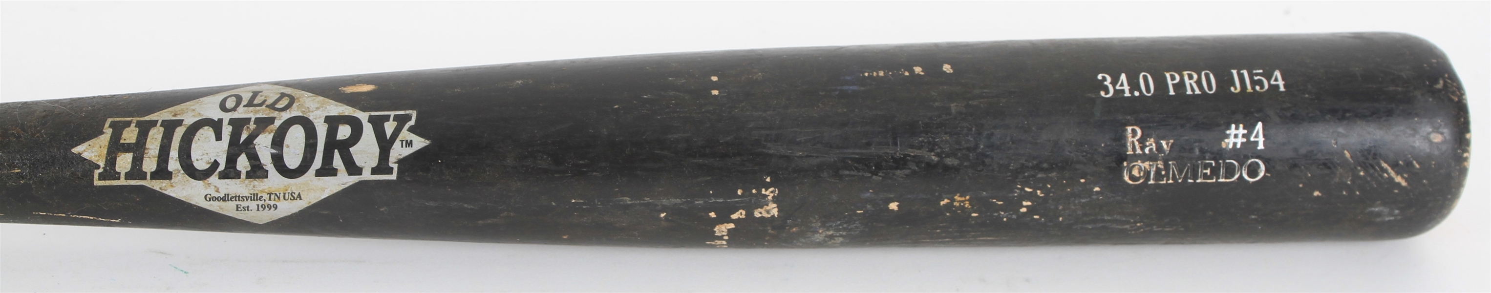 2003-05 Ray Olmedo Cincinnati Reds Old Hickory Professional Model Game Used Bat (MEARS LOA)