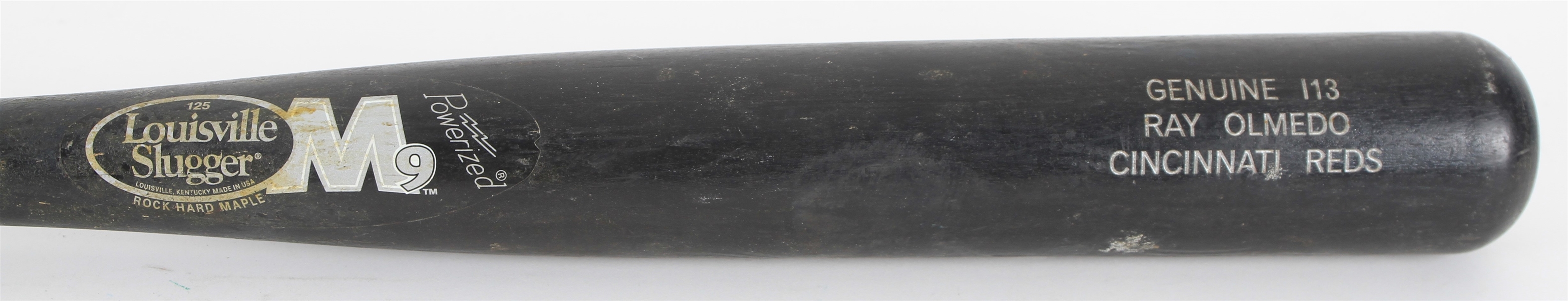 2003-05 Ray Olmedo Cincinnati Reds Louisville Slugger Professional Model Game Used Bat (MEARS LOA) 