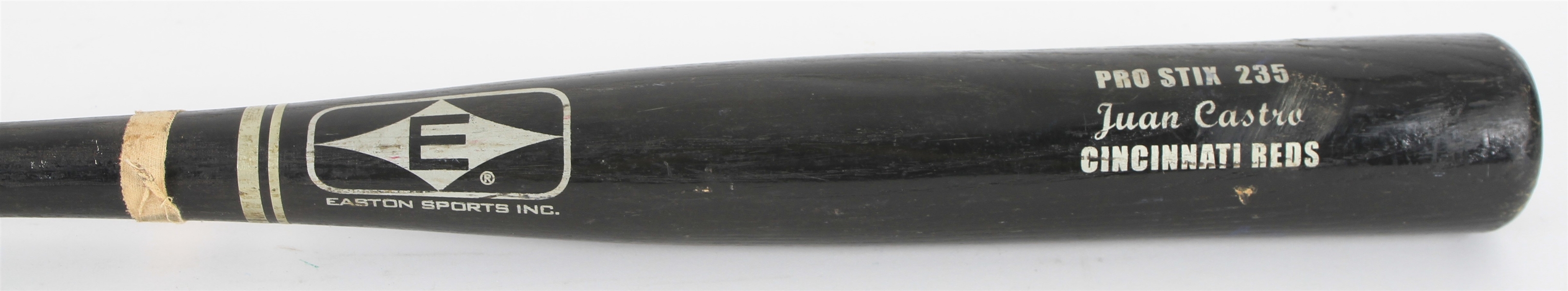2000-01 Juan Castro Cincinnati Reds Easton Professional Model Game Used Bat (MEARS LOA/Reds Letter)