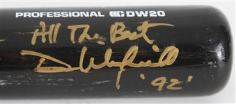 1992 Dave Winfield Toronto Blue Jays Signed Cooper Professional Model Bat (MEARS A5/JSA)