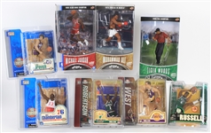 2000s NBA Hardwood Classics, Legends & Upper Deck Figures (Lot of 8)