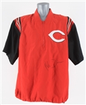 2001-08 Adam Dunn Cincinnati Red Signed Warm Up Jacket (MEARS LOA/JSA)