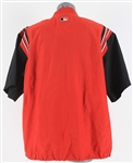 2001-08 Adam Dunn Cincinnati Red Signed Warm Up Jacket (MEARS LOA/JSA)