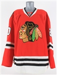 2010-11 Jack Skille Chicago Blackhawks Game Worn Home Jersey + Signed 8" x 10" Photo (MEARS LOA/JSA/Blackhawks LOA)