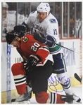 2010-11 Jack Skille Chicago Blackhawks Game Worn Home Jersey + Signed 8 x 10 Photo (MEARS LOA/JSA/Blackhawks LOA)