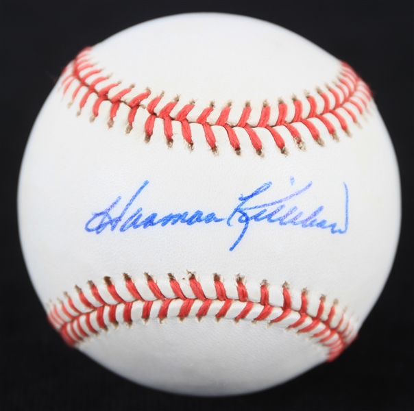 1993 Harmon Killebrew Minnesota Twins Signed OAL Brown Baseball (JSA)