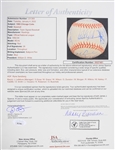 1993 Chicago Cubs Team Signed ONL White Baseball w/ 26 Signatures Including Ryne Sandberg, Sammy Sosa, Mark Grace & More (*JSA Full Letter*)