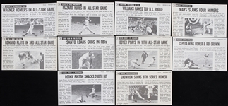1964 Topps Giants Baseball Trading Cards - Complete Set of 60 + 4 Extra Cards