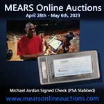 1989 Michael Jordan Chicago Bulls Signed Check (PSA Slabbed)