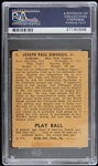 1940 Joe DiMaggio New York Yankees Playball Trading Card #1 Graded PR-1 (PSA Slabbed) 