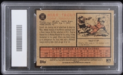 2011 Mike Trout Arkansas Travellers Los Angeles Angels Topps Heritage Trading Card #44 Graded Gem Mt 10 (GMA Slabbed)