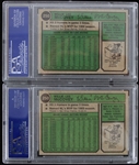 1974 Willie McCovey San Diego Padres Topps Trading Card #250 Graded NM-MT 8 (PSA Slabbed)