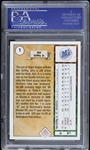 1989 Ken Griffey Jr Seattle Mariners Upper Deck Trading Card #1 Graded Mint 9 (PSA Slabbed) 