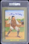 1988 Bill Dickey New York Yankees Autographed Perez Steele Galleries 5x7 Photo (PSA Slabbed)