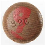1958-60 Joe Adcock / Hank Aaron Milwaukee Braves Adirondack Professional Model Type Bat (MEARS LOA)