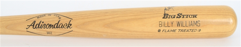 1971-74 Billy Williams Chicago Cubs Signed Adirondack Professional Model Bat (MEARS LOA/*JSA*)
