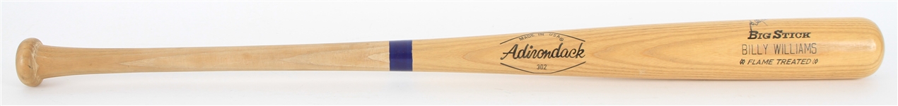 1971-74 Billy Williams Chicago Cubs Signed Adirondack Professional Model Bat (MEARS LOA/*JSA*)