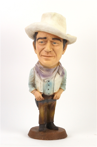 1979 John Wayne Esco Chalkware 19" Statue 