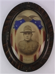 1917-18 WWI Soldier 18" x 24" Framed Ovular Portrait