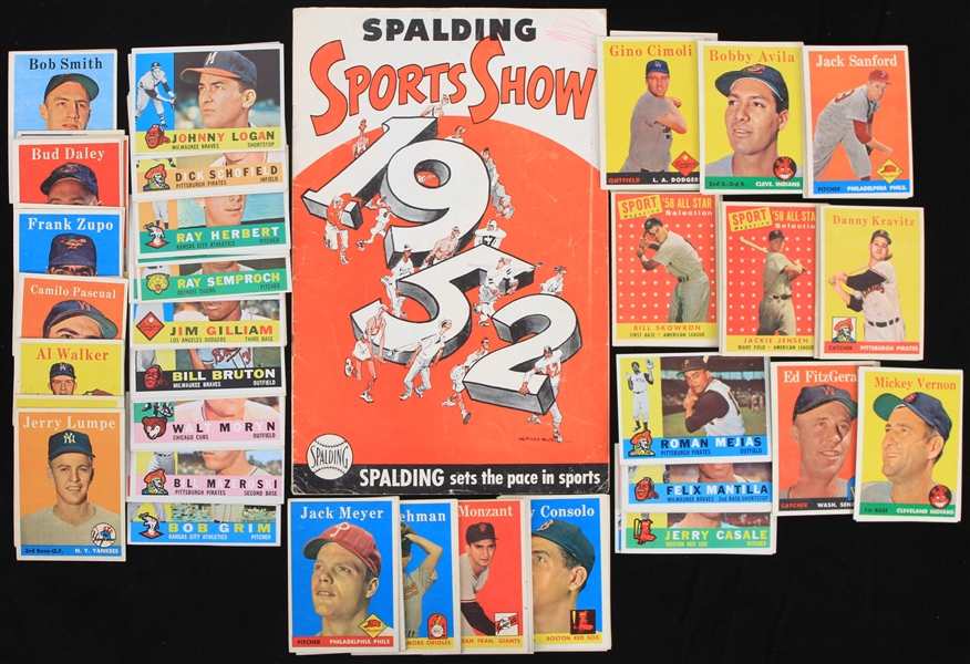1958-60 Topps Baseball Card Collection - Lot of 110 w/ Willie Mays, Frank Robinson, Gil Hodges, Whitey Ford & More