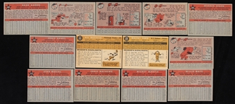 1958-60 Topps Baseball Card Collection - Lot of 110 w/ Willie Mays, Frank Robinson, Gil Hodges, Whitey Ford & More