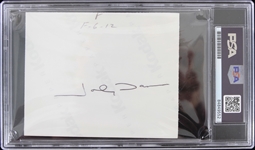 1995 Johnny Damon Witchita Wranglers (Kansas City Royals Minor League AA Team) Signed on Back 3x5 Color Photo (PSA Slabbed Type 1 Authentic Photo / 8 Auto)