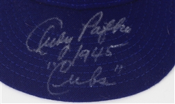 1980's Andy Pafko Chicago Cubs Dual Signed Throwback Cap (JSA)