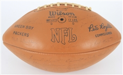 1971-74 Green Bay Packers Facsimile Team Signed ONFL Rozelle Football
