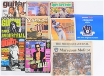 1970's-2000's Brewers Packers Bucks Publication & Magazine Collection - Lot of 39 w/ Super Bowl Programs, Game Programs, Calendars & More