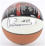 2010s Artis Gilmore Chicago Bulls Signed InkRedible Graphic Basketball (JSA)