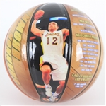 2010's Shannon Brown Los Angeles Lakers Signed InkRedible Graphic Basketball (JSA)