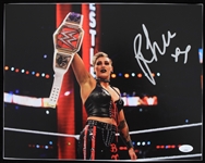 2018-23 Rhea Ripley WWE Champion Wrestler Signed 11" x 14" Photo (*JSA*)
